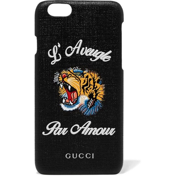 NIB AUTHENTIC GUCCI LIMITED EDITION SUPREME L'AVEUGLE PAR AMOUR IPHONE 7 CASE - Picture 1 of 4
